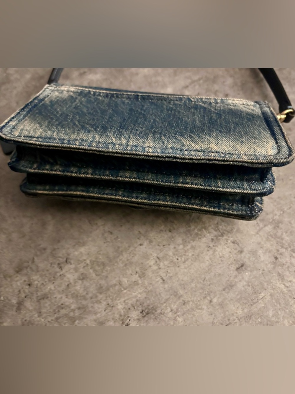 Coach Tabby 20 Small Denim Shoulder Bag *Like New* - Picture 3 of 6